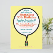 Zuid-Afrikaanse pratende mevrouw Pinguïn gepersona Kaart (Staand voorkant)