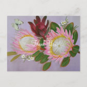 Zuid-Afrikaanse Proteas Dank je Briefkaart (Voorkant)