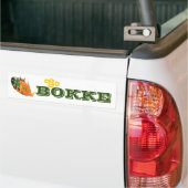 "Zuid-Afrikaanse" rugbysupporters "Go Bokke" Bumpersticker (Op Truck)