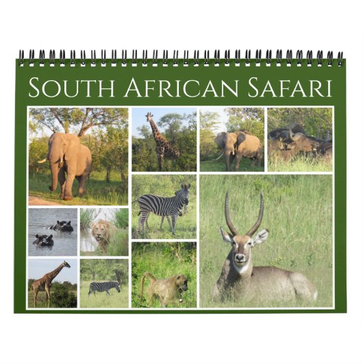 Zuid-Afrikaanse safari 2026 Kalender (Hoes)