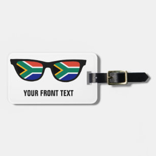Zuid-Afrikaanse Shades aangepaste bagagelabel