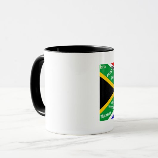 Zuid-Afrikaanse Slang Coffee-Mok -  Mok (Voorkant links)