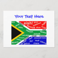 Zuid-Afrikaanse Slang-uitnodiging -