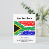 Zuid-Afrikaanse Slang-uitnodiging -  Kaart (Staand voorkant)