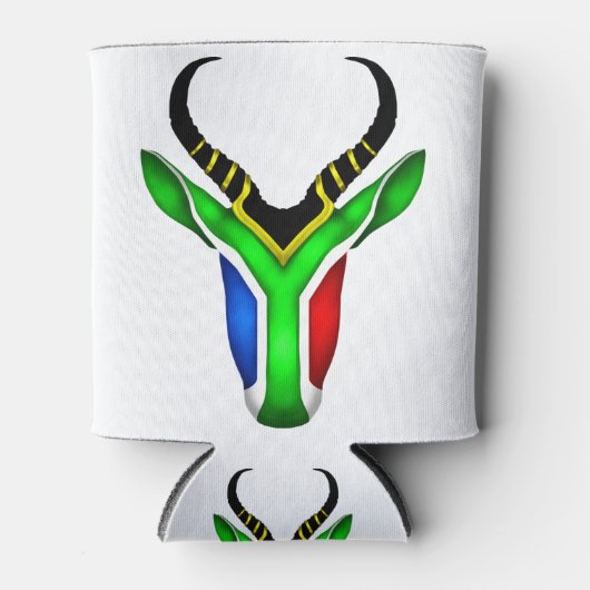 Zuid-afrikaanse springbok blikjeskoeler (Voorkant)