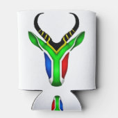 Zuid-afrikaanse springbok blikjeskoeler (Achterkant)
