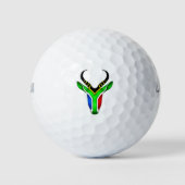Zuid-afrikaanse springbok golfballen (Voorkant)