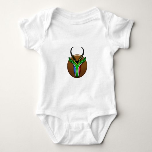 Zuid-Afrikaanse Springbok Romper (Voorkant)