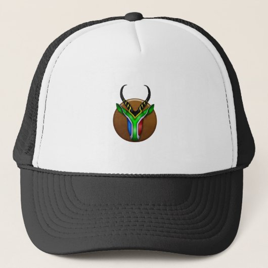 Zuid-Afrikaanse Springbok Trucker Pet (Voorkant)