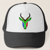 Zuid-afrikaanse springbok trucker pet (Voorkant)