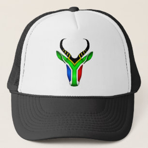 Zuid-afrikaanse springbok trucker pet