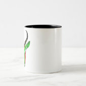 Zuid-afrikaanse springbok tweekleurige koffiemok (Center)