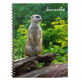 Zuid-Afrikaanse stokstaartje spiraal notebook Notitieboek