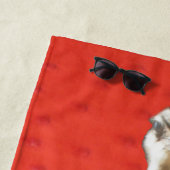 Zuid-Afrikaanse struisvogelbadhanddoek Strandlaken (In situ)