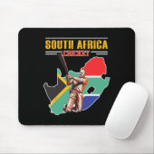 Zuid-Afrikaanse Tsman-shirt - Zuid-Afrika Cricket Muismat (Met muis)
