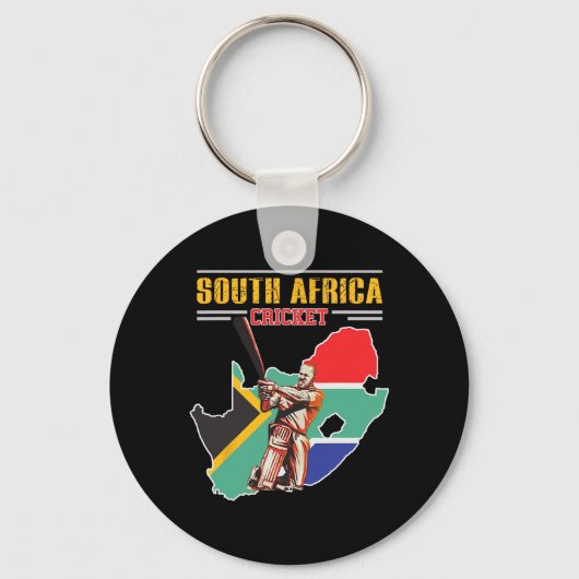 Zuid-Afrikaanse Tsman-shirt - Zuid-Afrika cricket  Sleutelhanger (Voorkant)