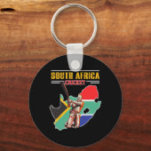 Zuid-Afrikaanse Tsman-shirt - Zuid-Afrika cricket  Sleutelhanger (Voorkant)