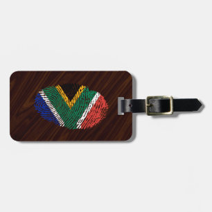 Zuid-Afrikaanse vingerafdrukvlag Bagagelabel