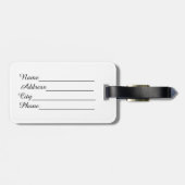 Zuid-Afrikaanse vingerafdrukvlag Bagagelabel (Achterkant horizontaal)