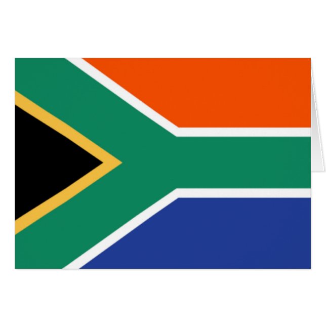 Zuid-Afrikaanse vlag (Voorkant Horizontaal)