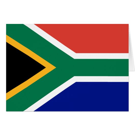 Zuid-Afrikaanse vlag (Voorkant Horizontaal)