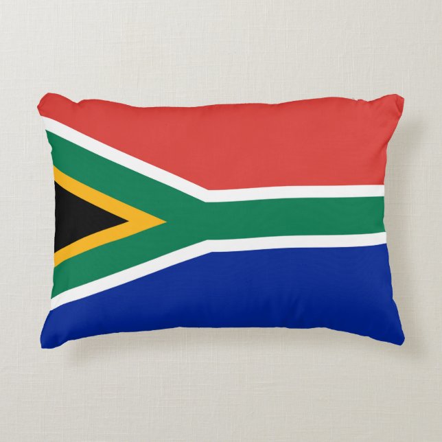 Zuid-Afrikaanse vlag Accent Kussen (Voorkant)