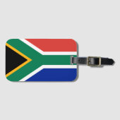 Zuid-Afrikaanse vlag Bagagelabel (Voorkant (horizontaal))