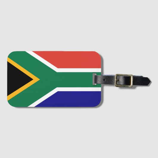 Zuid-Afrikaanse vlag Bagagelabel (Voorkant (horizontaal))