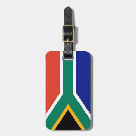 Zuid-Afrikaanse vlag Bagagelabel (Voorkant verticaal)