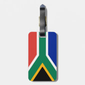 Zuid-Afrikaanse vlag Bagagelabel (Achterkant verticaal)