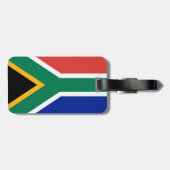 Zuid-Afrikaanse vlag Bagagelabel (Achterkant horizontaal)
