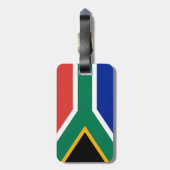 Zuid-Afrikaanse vlag Bagagelabel (Achterkant verticaal)