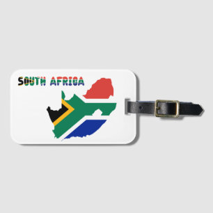 Zuid-Afrikaanse vlag Bagagelabel
