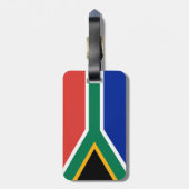 Zuid-Afrikaanse vlag Bagagelabel (Achterkant verticaal)