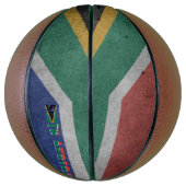 Zuid-Afrikaanse vlag Basketbal (Verticaal)