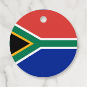 Zuid-Afrikaanse vlag Bedankjes Labels (Achterkant)