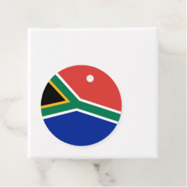 Zuid-Afrikaanse vlag Bedankjes Labels