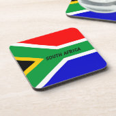 Zuid-Afrikaanse vlag Bier Onderzetter (Linkerzijde)