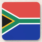 Zuid-Afrikaanse vlag Bier Onderzetter (Voorkant)
