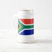 Zuid-Afrikaanse vlag Bierpul (Voorkant links)
