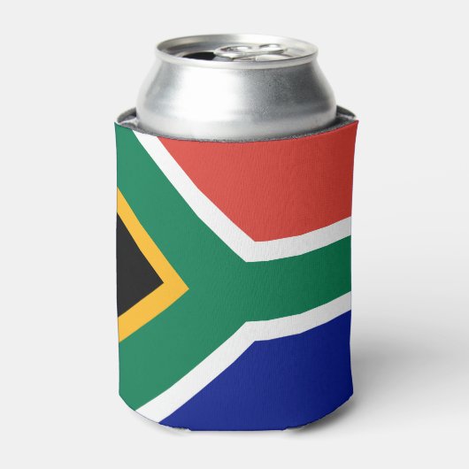 Zuid-Afrikaanse vlag Blikjeskoeler (Blikje Voorkant)