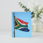 zuid - afrikaanse vlag briefkaart (Staand voorkant)