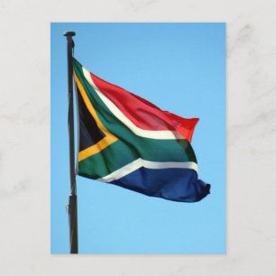 zuid - afrikaanse vlag briefkaart