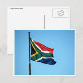 Zuid-Afrikaanse vlag Briefkaart (Voorkant / Achterkant)