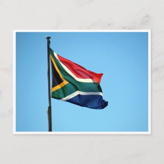 Zuid-Afrikaanse vlag Briefkaart (Voorkant)
