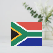 Zuid-Afrikaanse vlag Briefkaart (Staand voorkant)