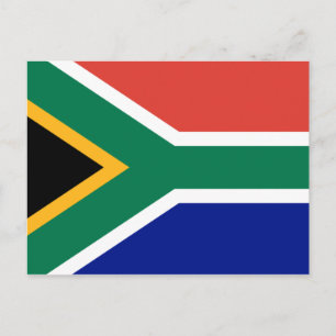 Zuid-Afrikaanse vlag Briefkaart