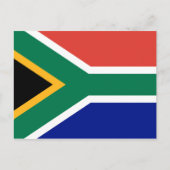 Zuid-Afrikaanse vlag Briefkaart (Voorkant)