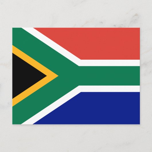 Zuid-Afrikaanse vlag Briefkaart (Voorkant)