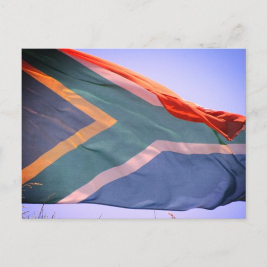 zuid - afrikaanse vlag briefkaart (Voorkant)